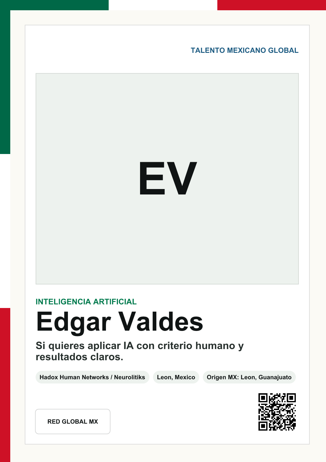 Vista previa del cartel de Edgar Valdes