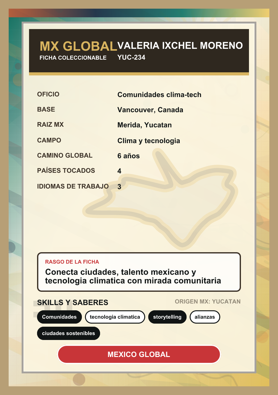 Reverso de la estampa de Valeria Ixchel Moreno